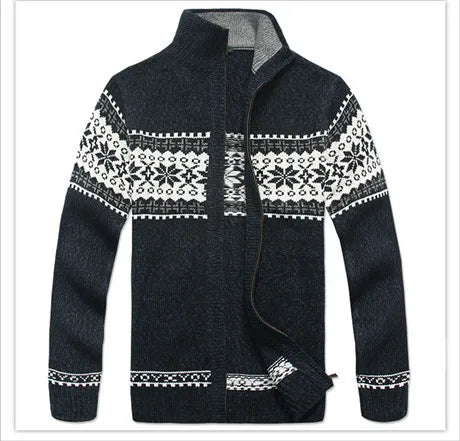 Sweater Male 2020 Wool Cotton Cardigan Autumn Men's Winter Sweater Kint Wear Knitwear Coats Clothing