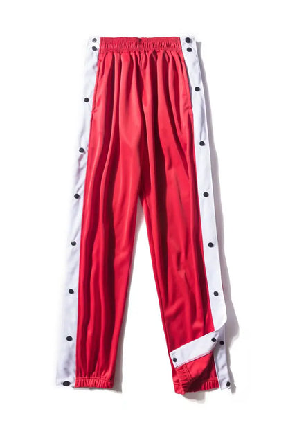 Winter Plus Size Loose-fitting Button Side-opening Pants