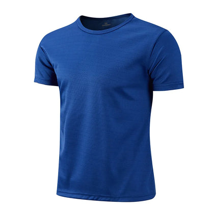 CT0003 Wholesale Men New Fashion Summer Casual Custom logo Polyester Quick Dry Plain Blank T Shirts Blouses