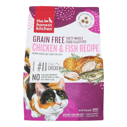 UD2 the Honest Kitchen-Grain-Free Cat Food Green Fresh Chicken 8-4 Lbs Case of 20kg Bag Packaging