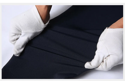Suit Pants for Men Fashion Elegant Male Dress Pants Solid Color Straight Long Trousers Man Slim Fit Formal Trousers Black