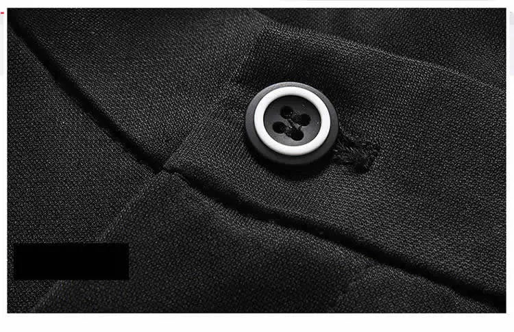 Suit Pants for Men Fashion Elegant Male Dress Pants Solid Color Straight Long Trousers Man Slim Fit Formal Trousers Black