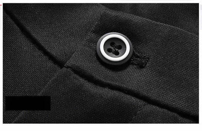 Suit Pants for Men Fashion Elegant Male Dress Pants Solid Color Straight Long Trousers Man Slim Fit Formal Trousers Black