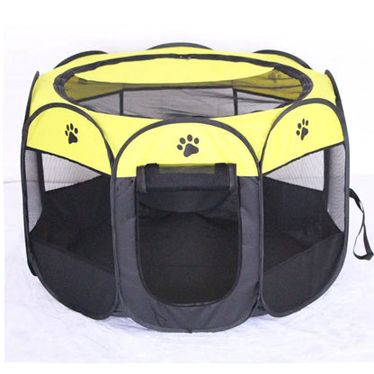 Portable Foldable Cat Tent Cat House Portable Folding Outdoor Travel Pet Tent Cat/Dog Cage Easy Operation Large Cat/Dog Fences