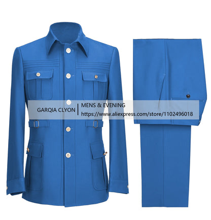 Latest Design Men Suits Blazer Pants 2 Pieces Male For Business Coat Jacket Blazer Groom Tuxedo Single Breasted