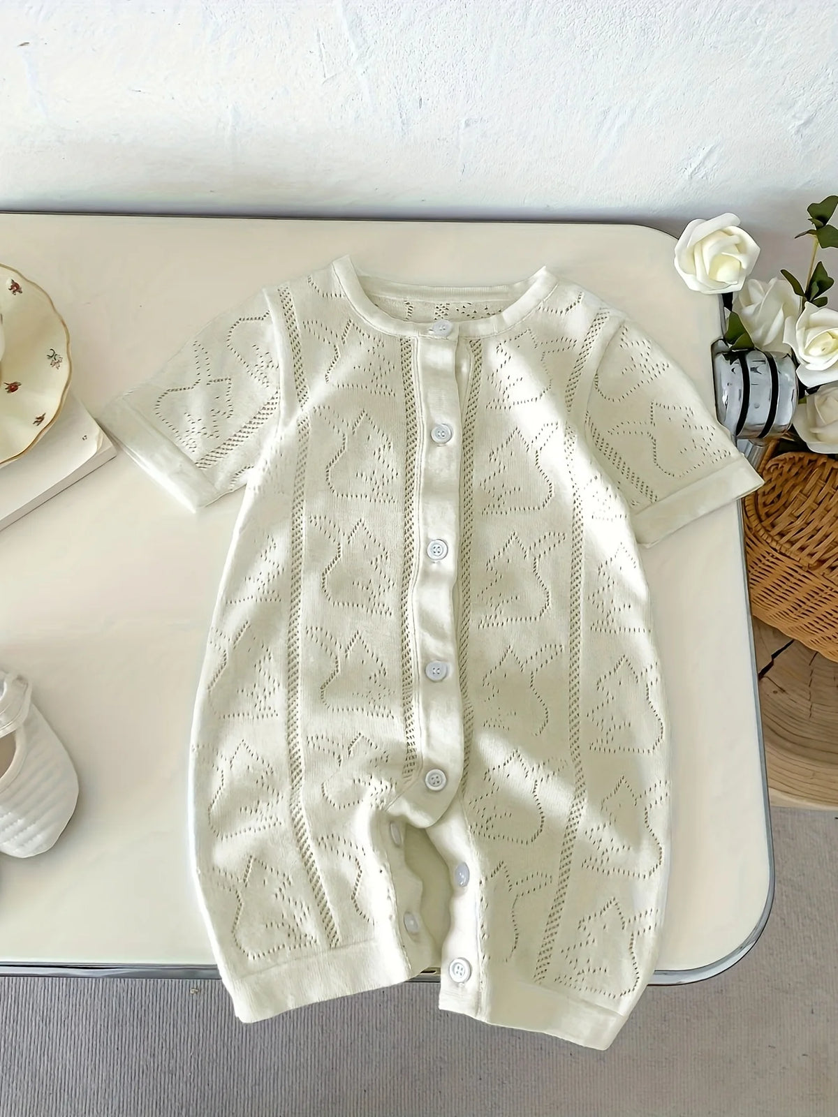 Baby Spring Clothes, Sweaters, Knitwears, Baby Girl's One-Piece Jumpsuit, Newborn Crawling Clothes, Spring & Fall Princess Outing Clothes