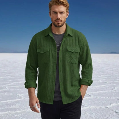 Spring Summer New Shirt Arrival Men's Casual Daily Wear Top Multi Color Fashion Trendy Comfortable Cardigan Coat