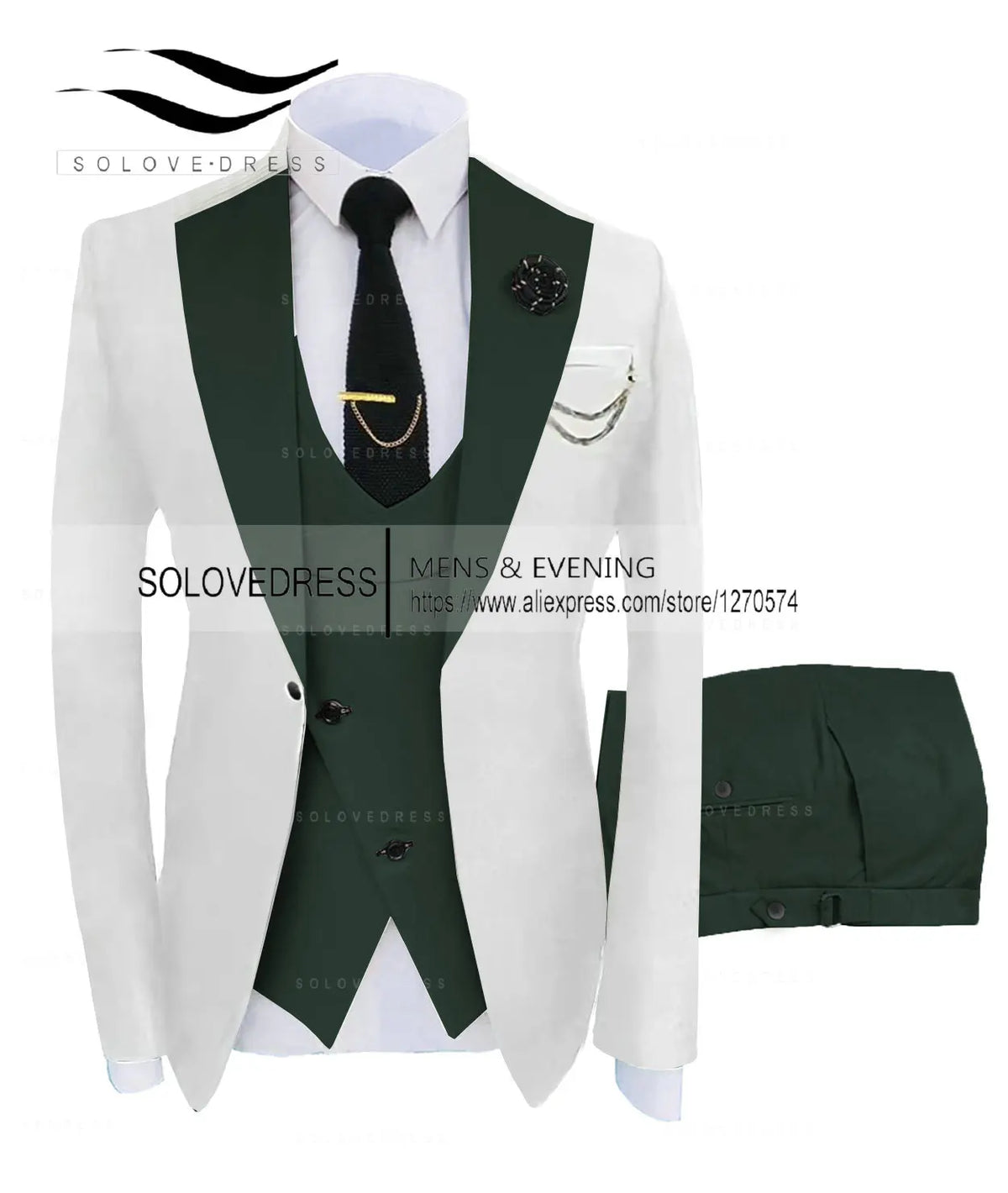 ( Jacket + Vest + Pants )Suits for Mens 2024 Casual Business Suit High-end Social Formal Suit 3 Pcs Set Groom Wedding Men