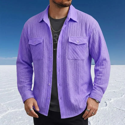 Spring Summer New Shirt Arrival Men's Casual Daily Wear Top Multi Color Fashion Trendy Comfortable Cardigan Coat