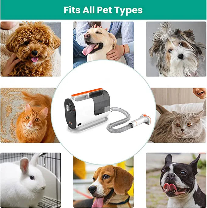 Pro Pet Grooming Kit Pet Hair Professional Grooming Clippers with 7 Grooming Tools for Dogs Cats and Other Animals