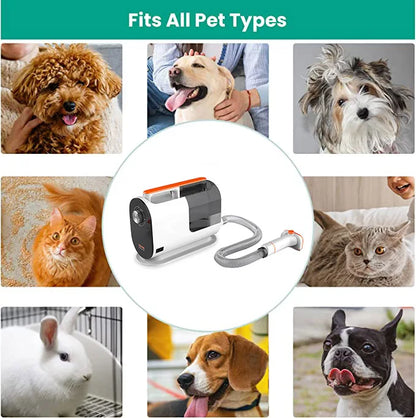 Pro Pet Grooming Kit Pet Hair Professional Grooming Clippers with 7 Grooming Tools for Dogs Cats and Other Animals