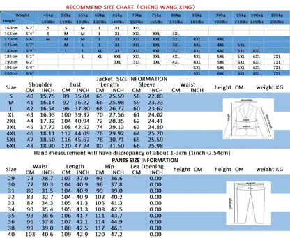 Suit (Blazer+Pants) Men's Fashion Business Outdoor Gentleman Trend Solid Color Casual Slim-fit Wedding Host Gentleman Suit S-6XL