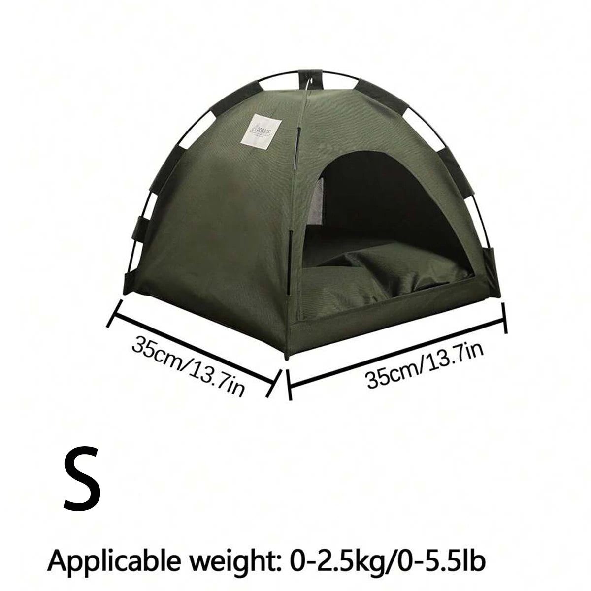 Pet Tent House Removable Enclosed Dog Cat Tent Bed Indoor Folding Portable Comfortable Kitten Bed Kennel For Small Pets