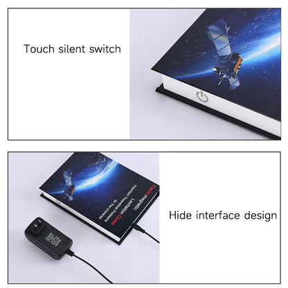 Creative Magnetic Levitation Book Lamp Touch Suspension Moon Night Light Bedroom Bedside Desk Decoration Atmosphere Lamp