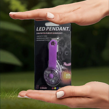 LED Pet Tracking Luminous Pendant Bright Ligh Dogs Collars Dog Wear Loss Weatherproof LED Safety Light USB Rechargeable Safety