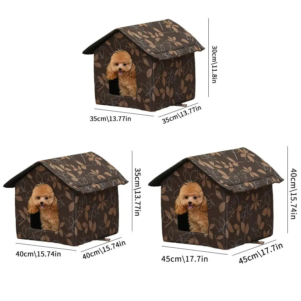 Waterproof Outdoor Pet House Thickened Cat Nest Tent Cabin Pet Bed Tent Cat Kennel Portable Travel Nest Pet Carrier Wholesale