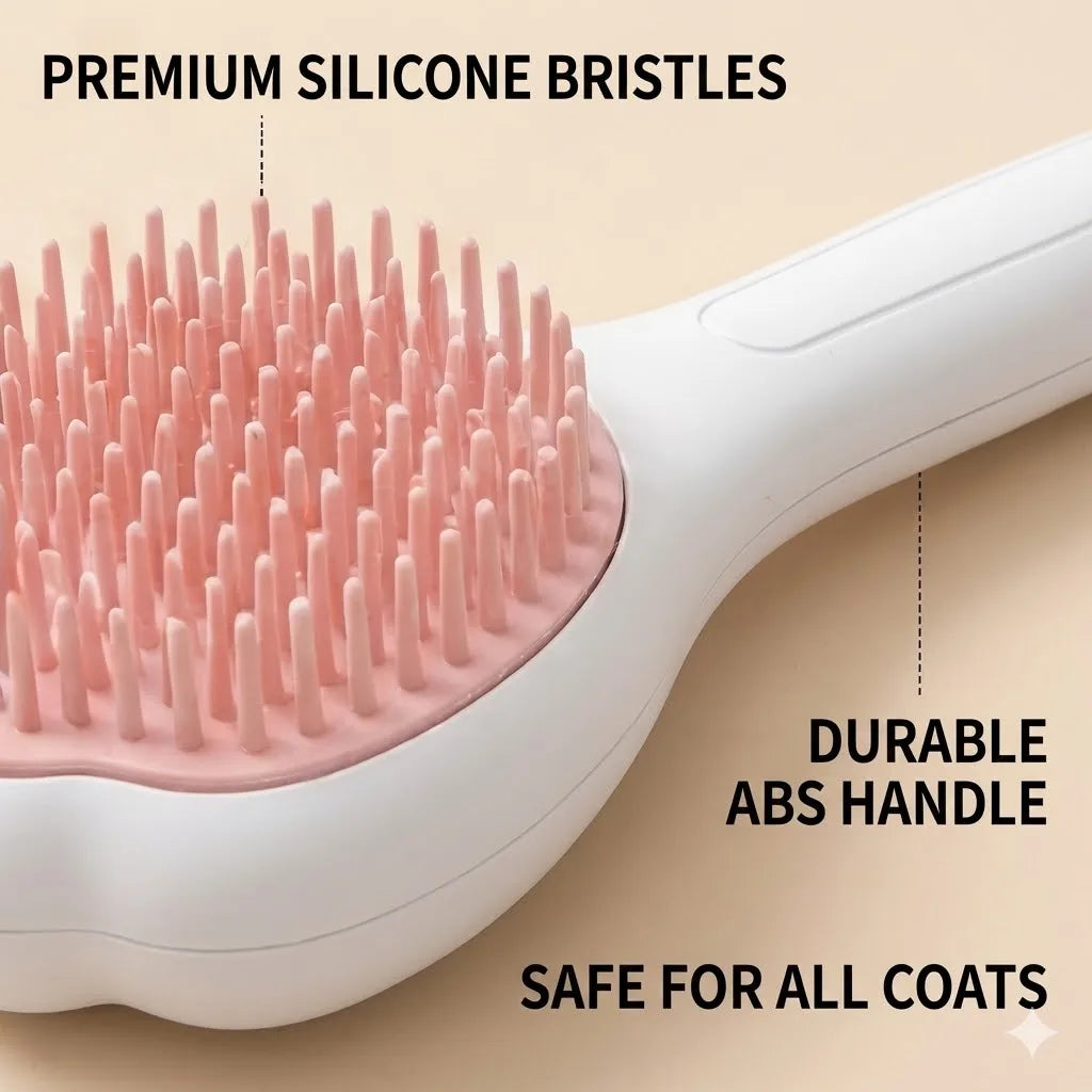 Cute Cat Paw Grooming Brush Pet Massage Comb Hair Removal Tool for Cats Dogs Interactive Puppy Kitten Cleaning Accessories