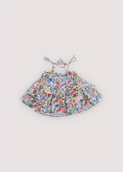 Baby Sets Spring/Summer TNS26 New Girl Printed Short-sleeved T-shirt Shorts Baby Blouse Bloomers Romper