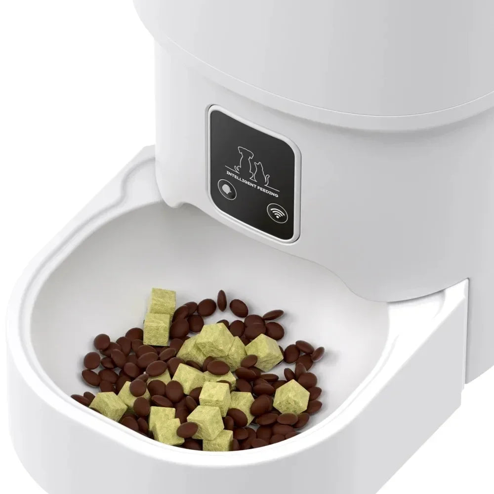 WiFi Automatic Cat Feeder 4L 2.4G Timed Multiple Auto Smart Dog Electric Self Feeding Remote Control Dry Food Basic Dispenser
