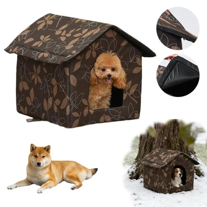 Waterproof Outdoor Pet House Thickened Cat Nest Tent Cabin Pet Bed Tent Cat Kennel Portable Travel Nest Pet Carrier Wholesale