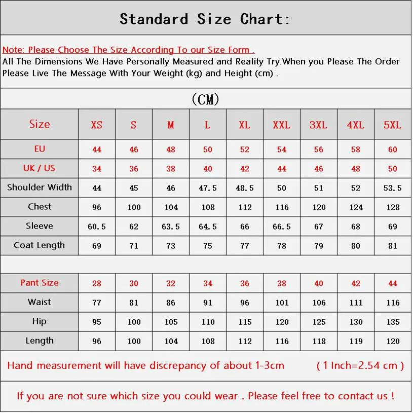 Formal Suit for Mens Business Work Clothes Office Jacket Pants 2-Piece Suit Wedding Groom Tuxedo 2-Button Blazer