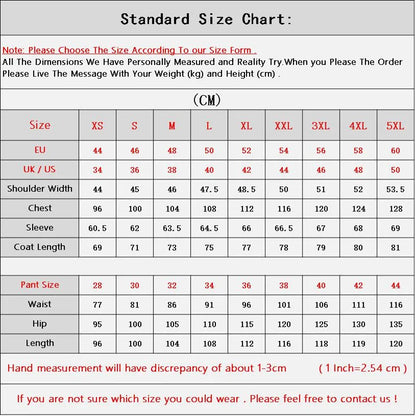 Formal Suit for Mens Business Work Clothes Office Jacket Pants 2-Piece Suit Wedding Groom Tuxedo 2-Button Blazer