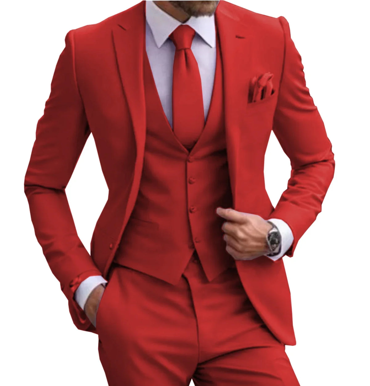 Suits for Men Lilac Stylish 3 Piece Classic Tuxedos Blazer Vest Pants Formal Elegant Male Wedding Groomsman Bespoke