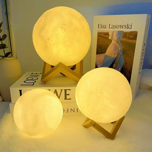 LED Book Light Moon Light Star Lamp DIY Moon Night Light Child Birthday Gift Bedroom Decoration Night Light Atmosphere Lights