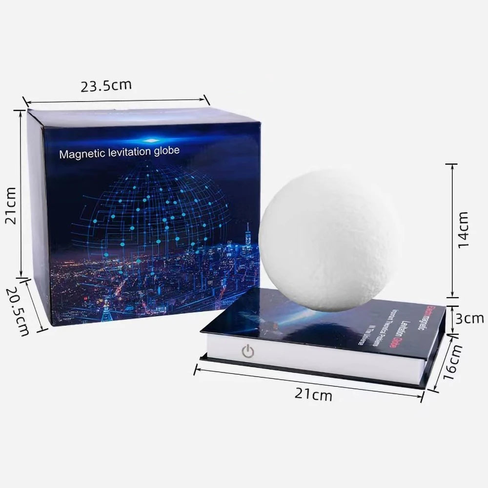 Creative Magnetic Levitation Book Lamp Touch Suspension Moon Night Light Bedroom Bedside Desk Decoration Atmosphere Lamp