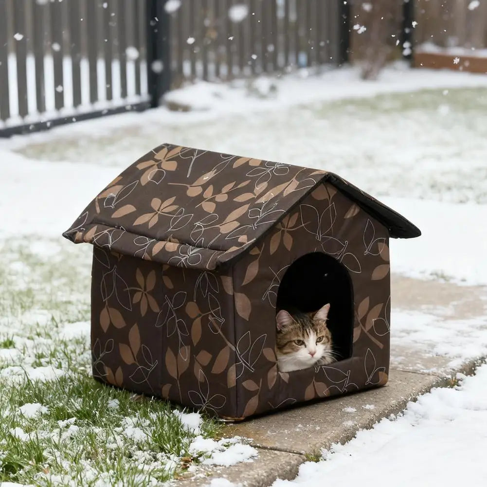 Waterproof Outdoor Pet House Thickened Cat Nest Tent Cabin Pet Bed Tent Cat Kennel Portable Travel Nest Pet Carrier Wholesale