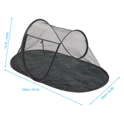 Pet Enclosure Tent Mesh Fabric Breathable Foldable Outside Portable Cat Dog Enclosure Tent for Outdoor Travel