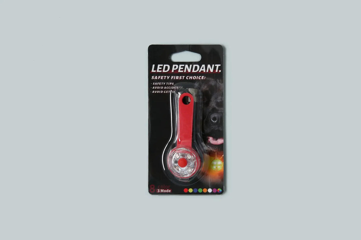 LED Pet Tracking Luminous Pendant Bright Ligh Dogs Collars Dog Wear Loss Weatherproof LED Safety Light USB Rechargeable Safety
