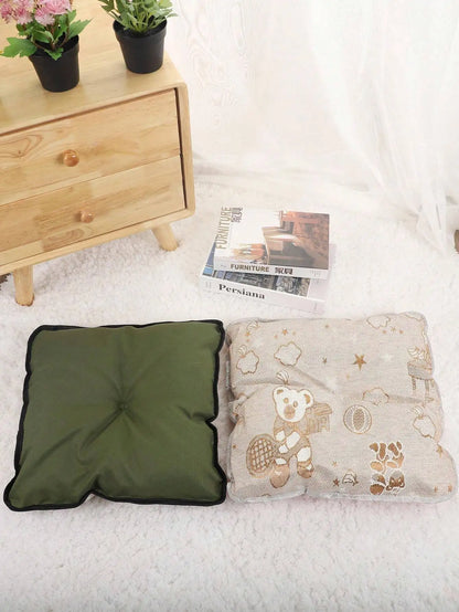 Pet Tent House Removable Enclosed Dog Cat Tent Bed Indoor Folding Portable Comfortable Kitten Bed Kennel For Small Pets