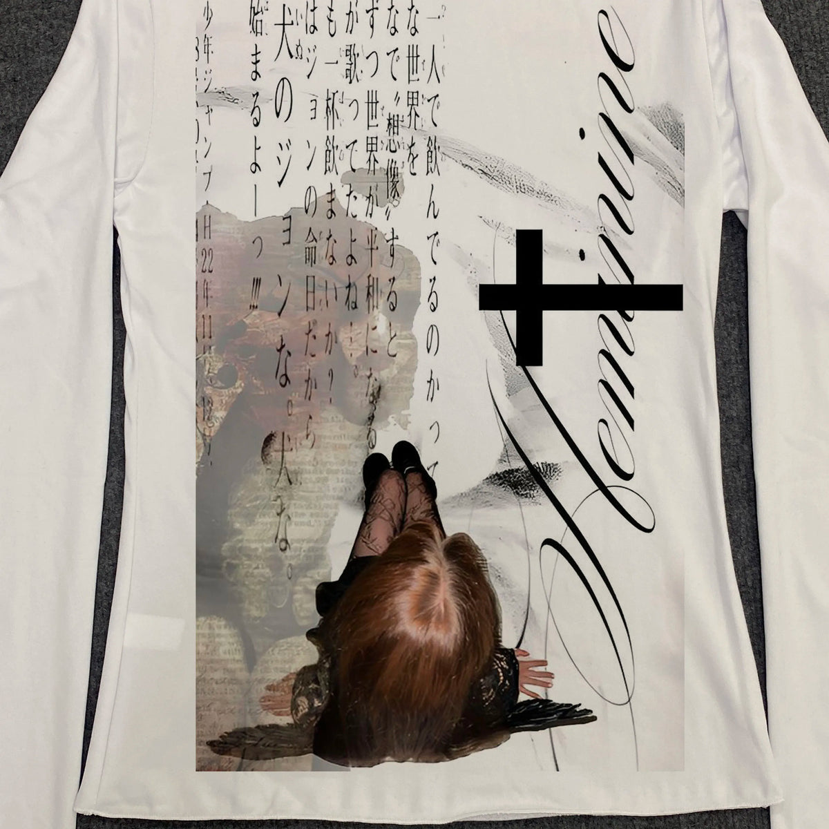 Women's T-shirts Woman Clothes for Women Trashy Y2k 2000s Tops Goth Anime Girl Long Sleeve Baby Tees Y2k Kitty Spring Woman