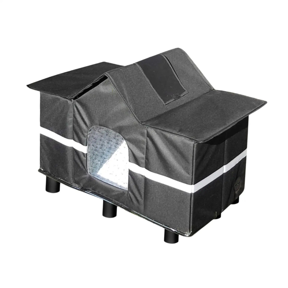 Outdoor Cat House Puppy Tent House Weatherproof Dog Kennels Cat Nest Homeless Pet Tent Wide Winter Shelter for Camping Kitten