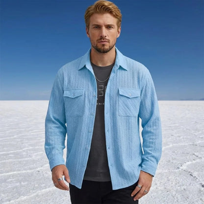 Spring Summer New Shirt Arrival Men's Casual Daily Wear Top Multi Color Fashion Trendy Comfortable Cardigan Coat