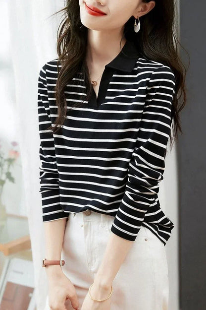 Woman Tshirt 100℅ Cotton With Collar Polo Neck T Shirt for Women New Youthful Clothes Original Casual Tops Clothing Sales Basic