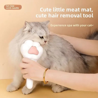 Cute Cat Paw Grooming Brush Pet Massage Comb Hair Removal Tool for Cats Dogs Interactive Puppy Kitten Cleaning Accessories