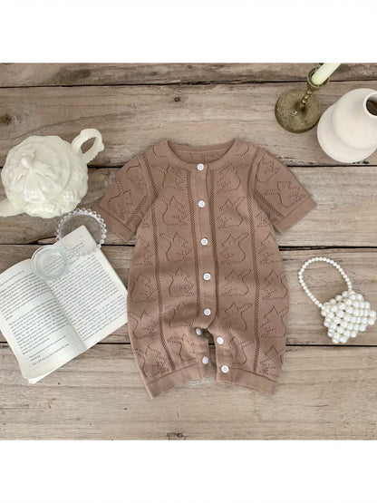 Baby Spring Clothes, Sweaters, Knitwears, Baby Girl's One-Piece Jumpsuit, Newborn Crawling Clothes, Spring & Fall Princess Outing Clothes