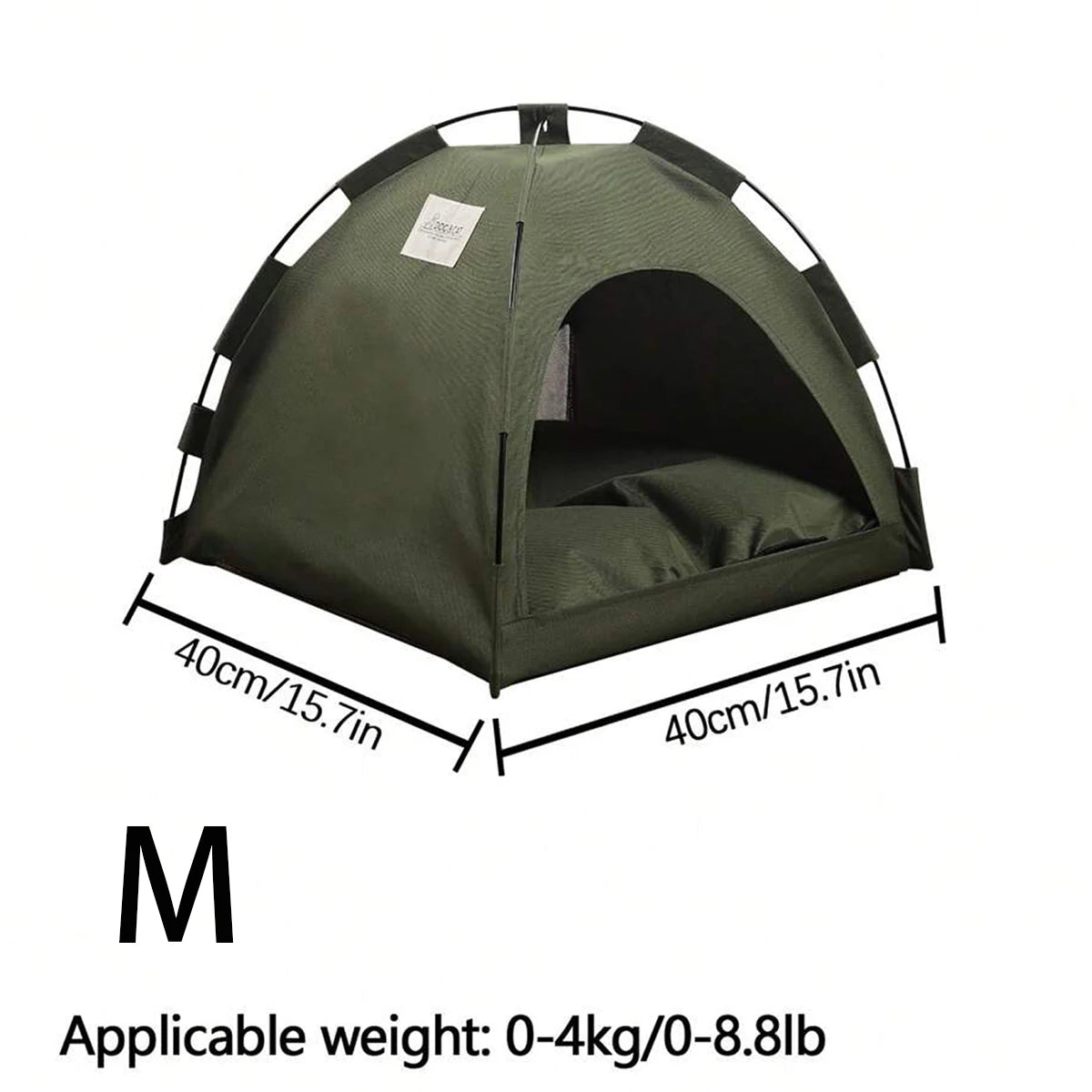 Pet Tent House Removable Enclosed Dog Cat Tent Bed Indoor Folding Portable Comfortable Kitten Bed Kennel For Small Pets