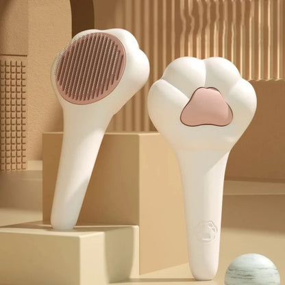 Cute Cat Paw Grooming Brush Pet Massage Comb Hair Removal Tool for Cats Dogs Interactive Puppy Kitten Cleaning Accessories