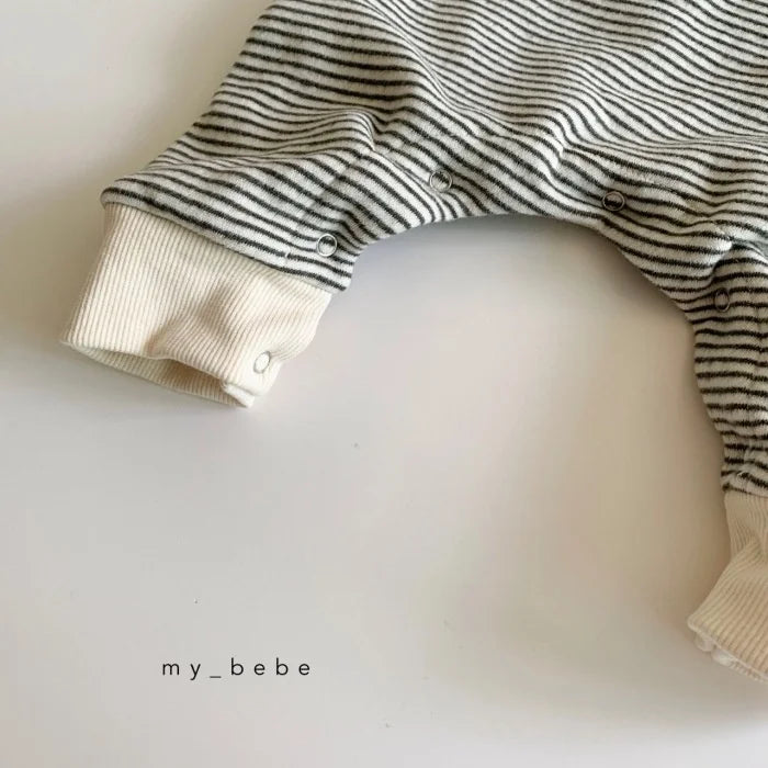 spring baby clothes striped infant girls boys jumpsuits simple style baby playsuit