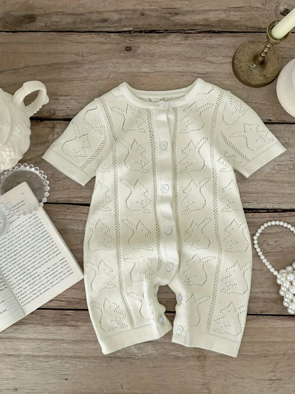 Baby Spring Clothes, Sweaters, Knitwears, Baby Girl's One-Piece Jumpsuit, Newborn Crawling Clothes, Spring & Fall Princess Outing Clothes