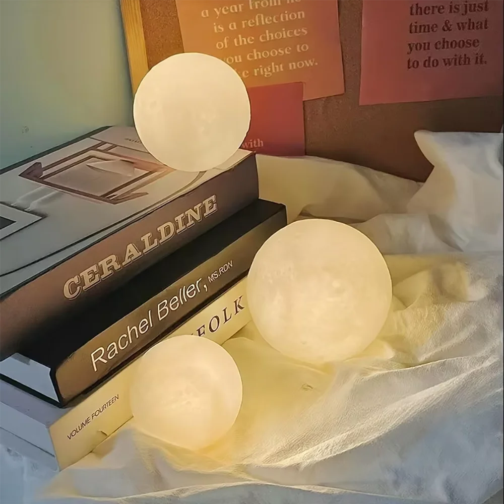 LED Book Light Moon Light Star Lamp DIY Moon Night Light Child Birthday Gift Bedroom Decoration Night Light Atmosphere Lights