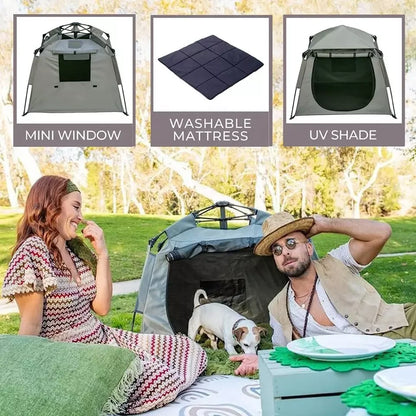 Pet Tent Dog and Cat Shelter Travel Portable Waterproof Outdoor Camp Four Seasons Tent