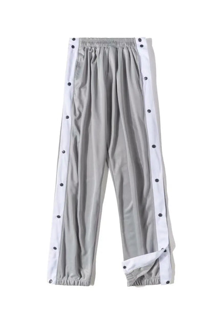 Winter Plus Size Loose-fitting Button Side-opening Pants