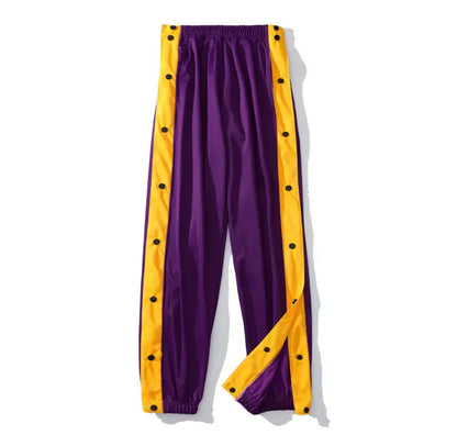 Winter Plus Size Loose-fitting Button Side-opening Pants