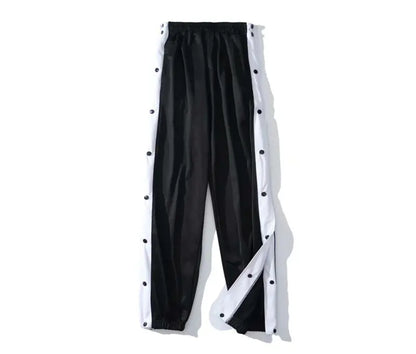 Winter Plus Size Loose-fitting Button Side-opening Pants