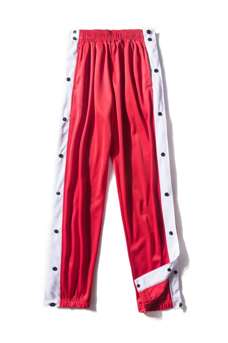 Winter Plus Size Loose-fitting Button Side-opening Pants